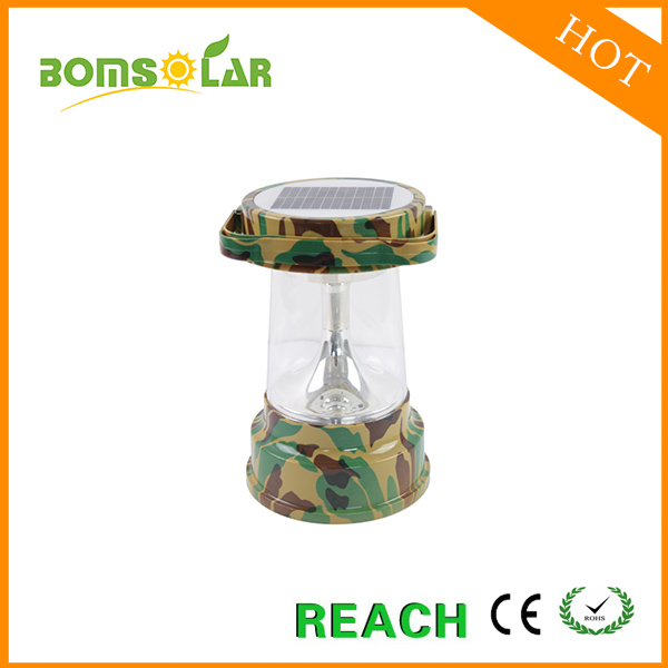 Solar lantern camping light