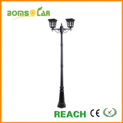 High lumen solar lamp post