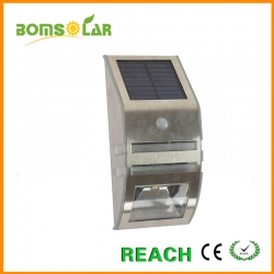 SOLAR WALL LIGHT WITH PIR MOTION SENSOR