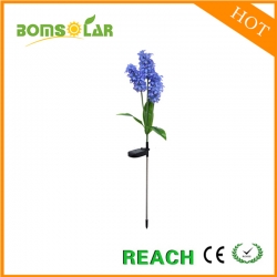 Solar hyacinth flower light