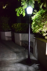 solar lamp post