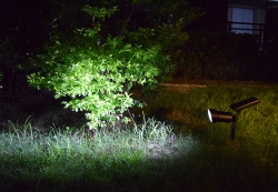 2W solar spot light